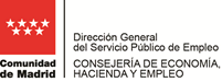 Comunidad de Madrid · Consejería de Economía, Hacienda y Empleo · Dirección General del Servicio Público de Empleo